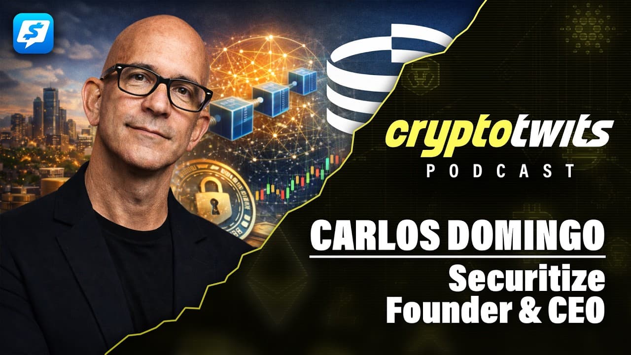 Securitize Founder Carlos Domingo: Tokenizing Real Assets, BlackRock BUIDL, and Going Public
